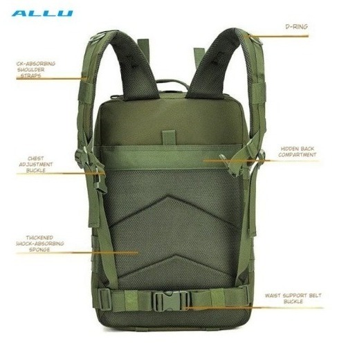 Military Grade Hiking Backpack For Outdoors