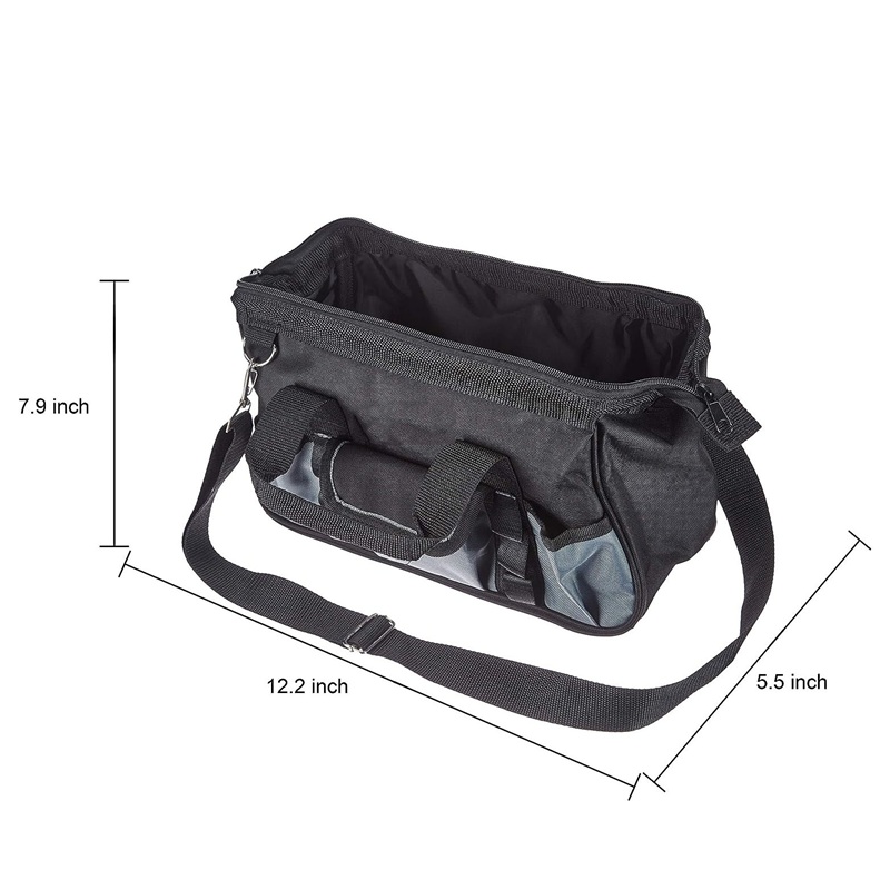 حقيبة أدوات رائجة البيع بشعار مخصص منظم تخزين رخيص للعمل في الحديقة شديد التحمل ومتين بفتحة واسعة ومتعدد الوظائف كهربائي - UNEEDAL