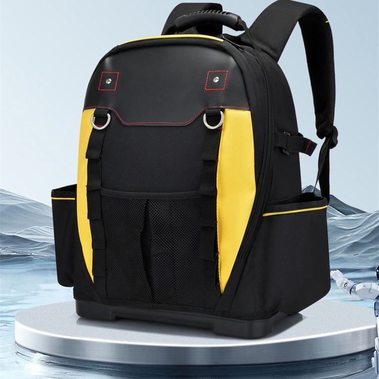 حقيبة أدوات كبيرة شديدة التحمل، حقيبة ظهر أدوات مخصصة، حقيبة تخزين أدوات كهربائية مبطنة ناعمة - UNEEDAL