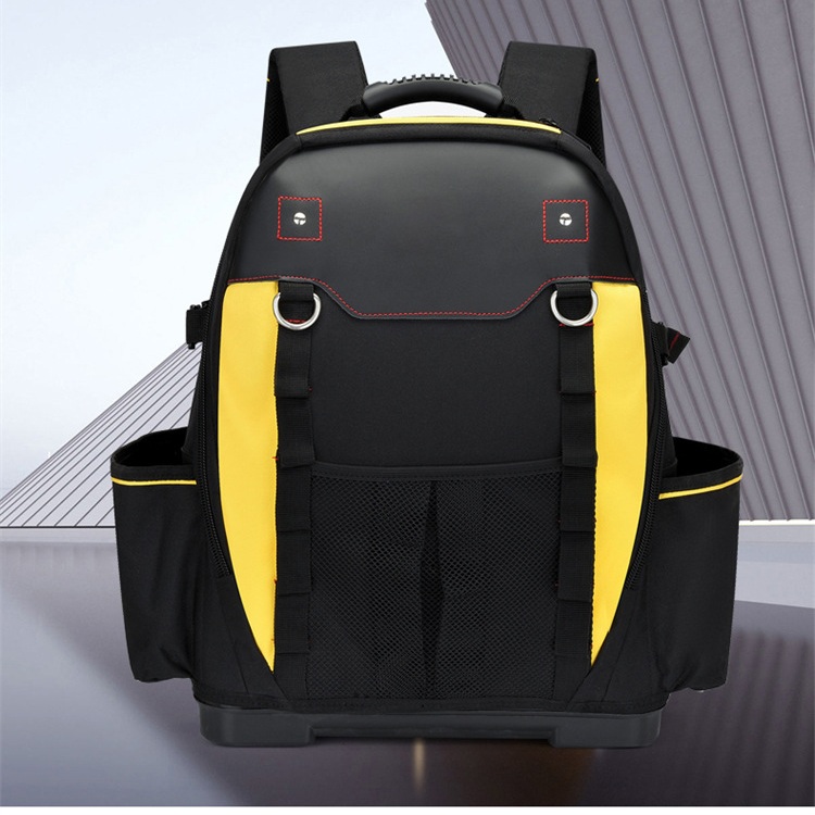 حقيبة أدوات كبيرة شديدة التحمل، حقيبة ظهر أدوات مخصصة، حقيبة تخزين أدوات كهربائية مبطنة ناعمة - UNEEDAL