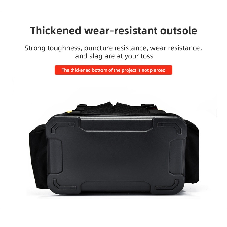 حقيبة أدوات كبيرة شديدة التحمل، حقيبة ظهر أدوات مخصصة، حقيبة تخزين أدوات كهربائية مبطنة ناعمة - UNEEDAL