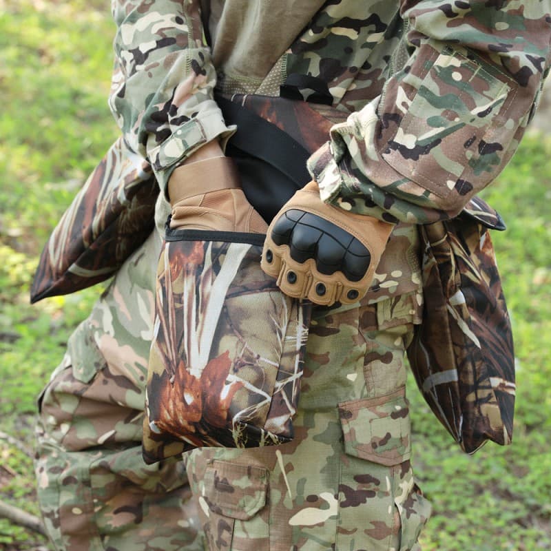 Adjustable Hunting Belt With Shell Bags